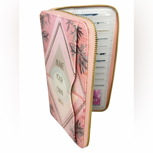 Papaya Art Travel Clutch Wallet Large Zip Around NEW - Picture 7 of 14